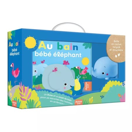 Au bain bébé éléphant