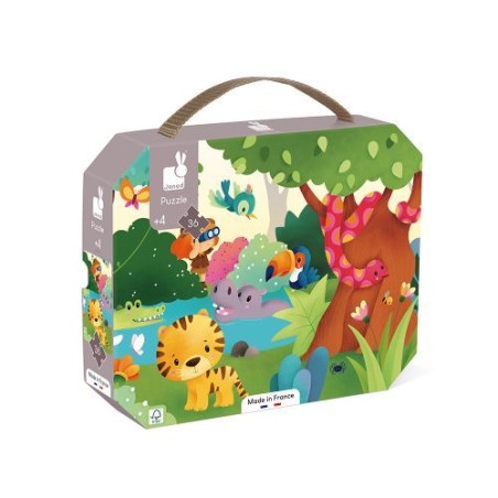 Puzzle 36 pcs - Les animaux sauvages