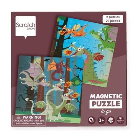 Magnetic puzzle to go - Dragons