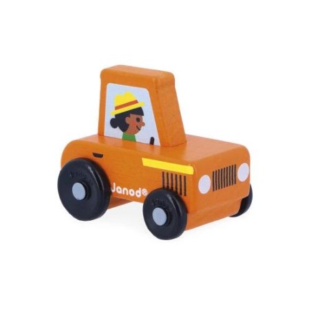 Crossroads - Tracteur Orange - Campagne