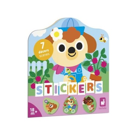 Cahier de stickers et décors - Le jardin
