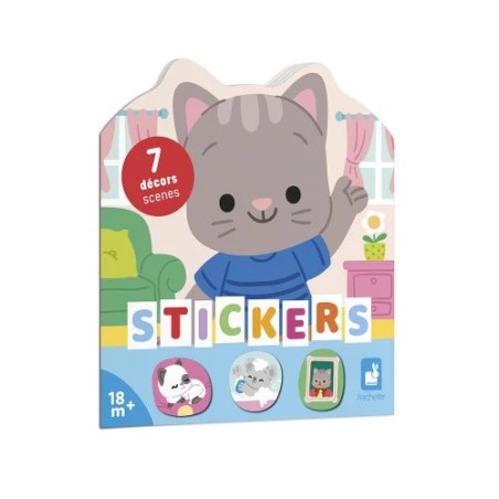 Cahier de stickers et décors - La maison