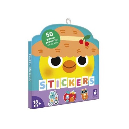 50 grandes gommettes - Printemps