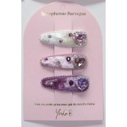 Set de 3 barrettes -...