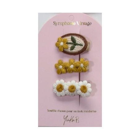 Set de 3 barrettes - Symphonie Vintage