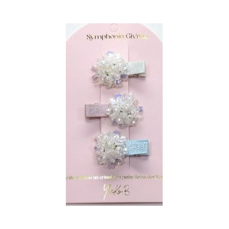 Set de 3 barrettes - Symphonie Givrée