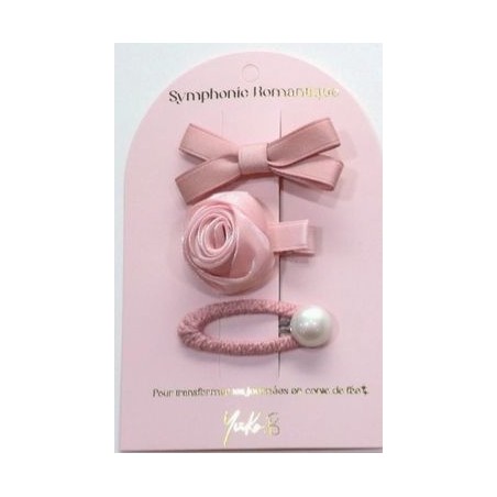 Set de 3 barrettes - Symphonie Romantique