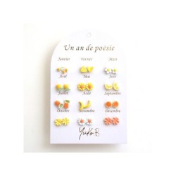Boucles d'oreilles - Un an...