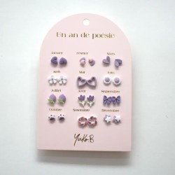 Boucles d'oreilles - Un an...