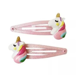 Duo de barrettes - Licornes