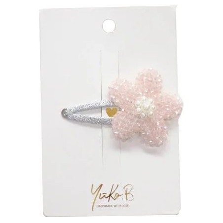 Barrette - Fleur Rose