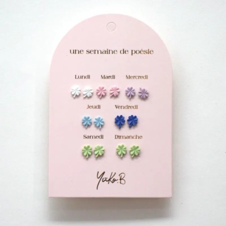 Boucles d'oreilles - Une semaine de poésie - Chance