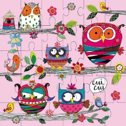 Carte puzzle - Cui cui