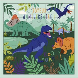 Carte puzzle - Joyeux...