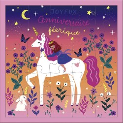 Carte puzzle - Joyeux...