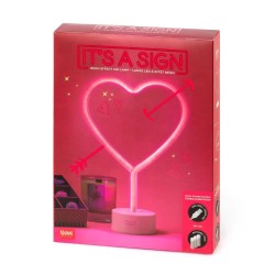 Lampe led à effet néon - Coeur