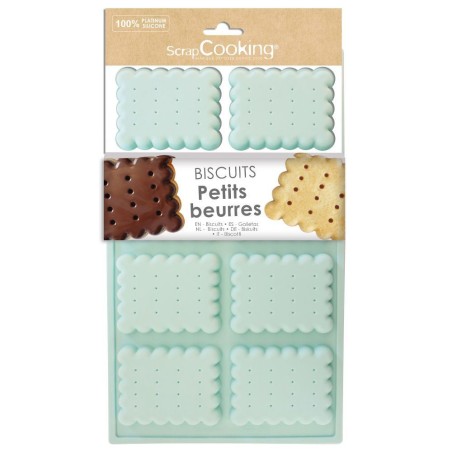 Moule silicone pour biscuits "Petits beurres"