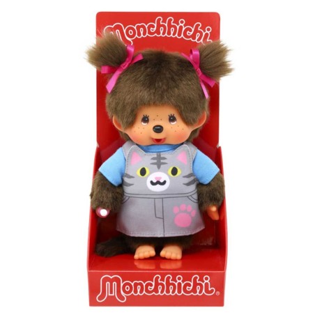 Monchhichi Girl - Animal dress Kitten
