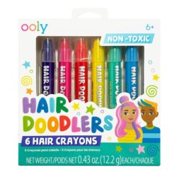 Hair doodlers - 6 crayons...