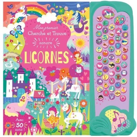 Mon premier cherche et trouve sonore - Licornes