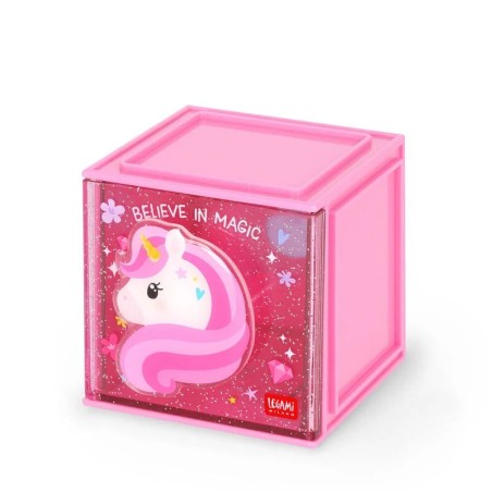 Boîte empilable de bureau - Licorne