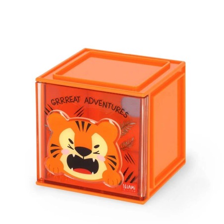 Boîte empilable de bureau - Tigre