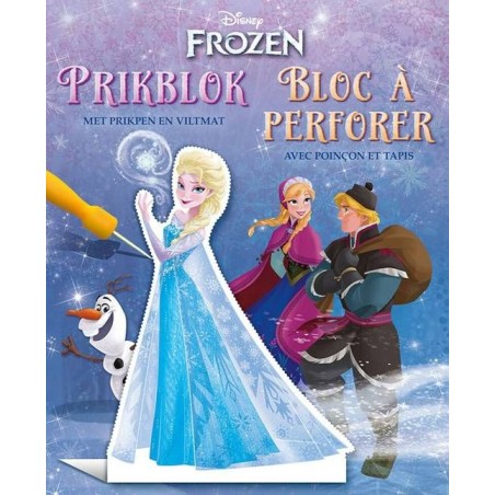 Bloc à perforer - Reine des neiges