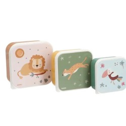 Set de 3 lunch box - Savane