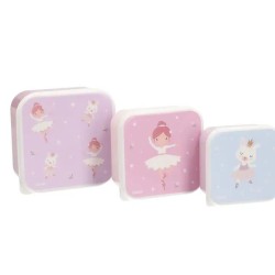 Set de 3 lunch box - Ballet