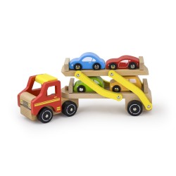 Camion rouge transporteur...