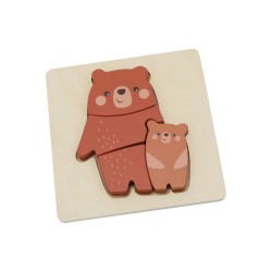 Petit puzzle en bois - Ours