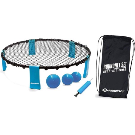 Jeu de balles avec trampoline