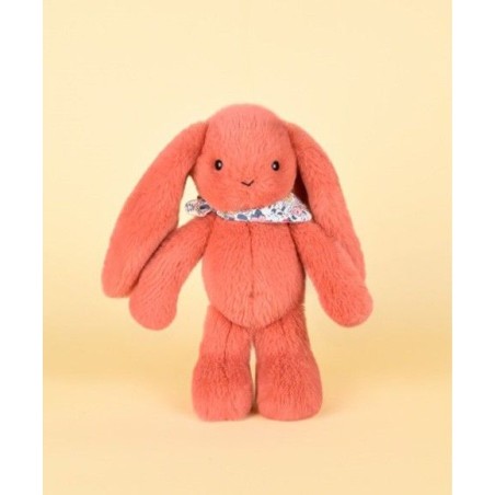 Lapin fleurette - Terracotta - 25 cm