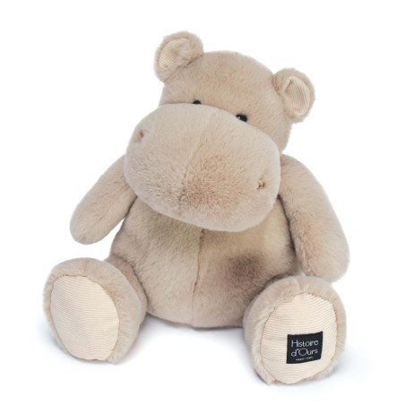 Doudou hippo - Beige sable - 40cm