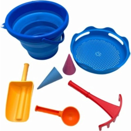 Set de jeux de plage 7-en-1 - Bleu