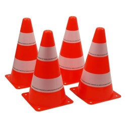 Set de 4 cônes de jeu