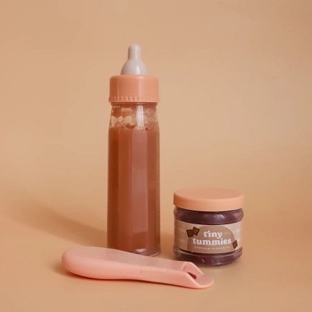 Box chocolat - Biberon lait chocolaté et petit pot