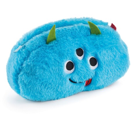 Trousse réversible - Cosy monsters Bleu