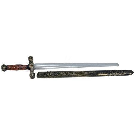 Épée de chevalier avec fourreau