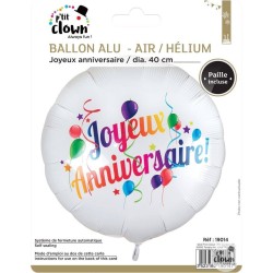 Ballon aluminium - Joyeux...