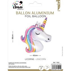 Ballon aluminium - Licorne...