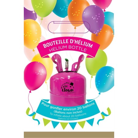 Hélium - environ 20 ballons de 23cm de diamètre