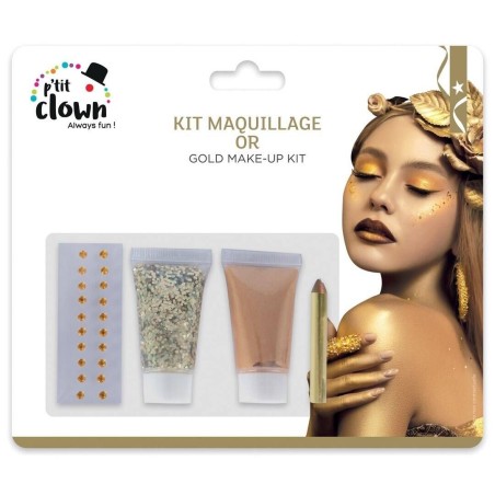 Kit maquillage or