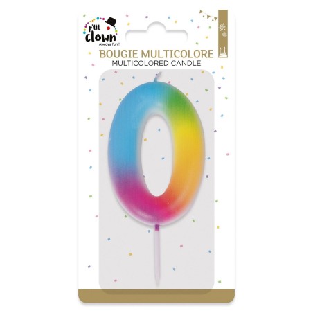 Bougie multicolore - 0