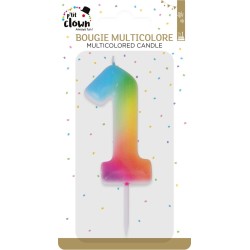 Bougie multicolore - 1