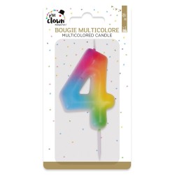 Bougie multicolore - 4