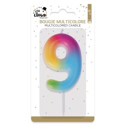 Bougie multicolore - 9