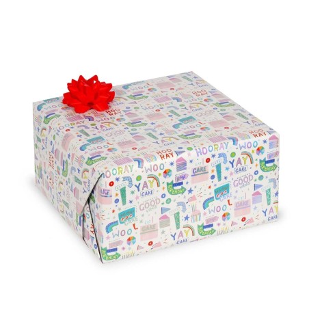 Rouleau papier cadeau - Hooray
