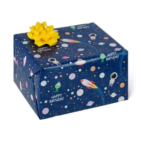 Rouleau papier cadeau - Espace