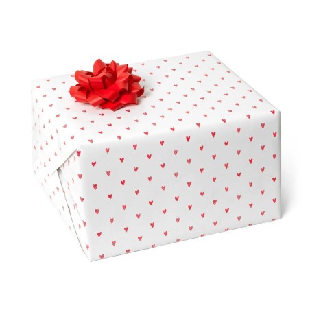 Rouleau papier cadeau - Coeur